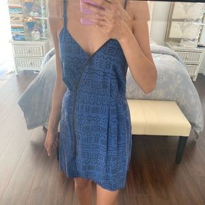 Dolce Vita silk dress with fun geometric pattern